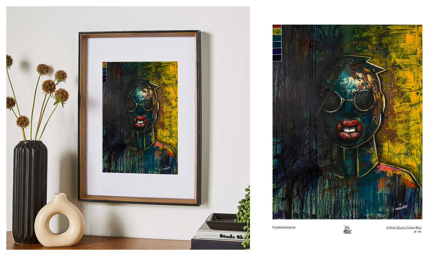 Punx - love collagen - Archive Print by Paul Skellett