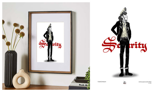 Rocker - Security - Limited Edition (50) Print, Signed and Numbered