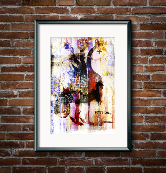 Divine III - 13 x 19" Art Print by Liam Wolfe - Studio Skellett