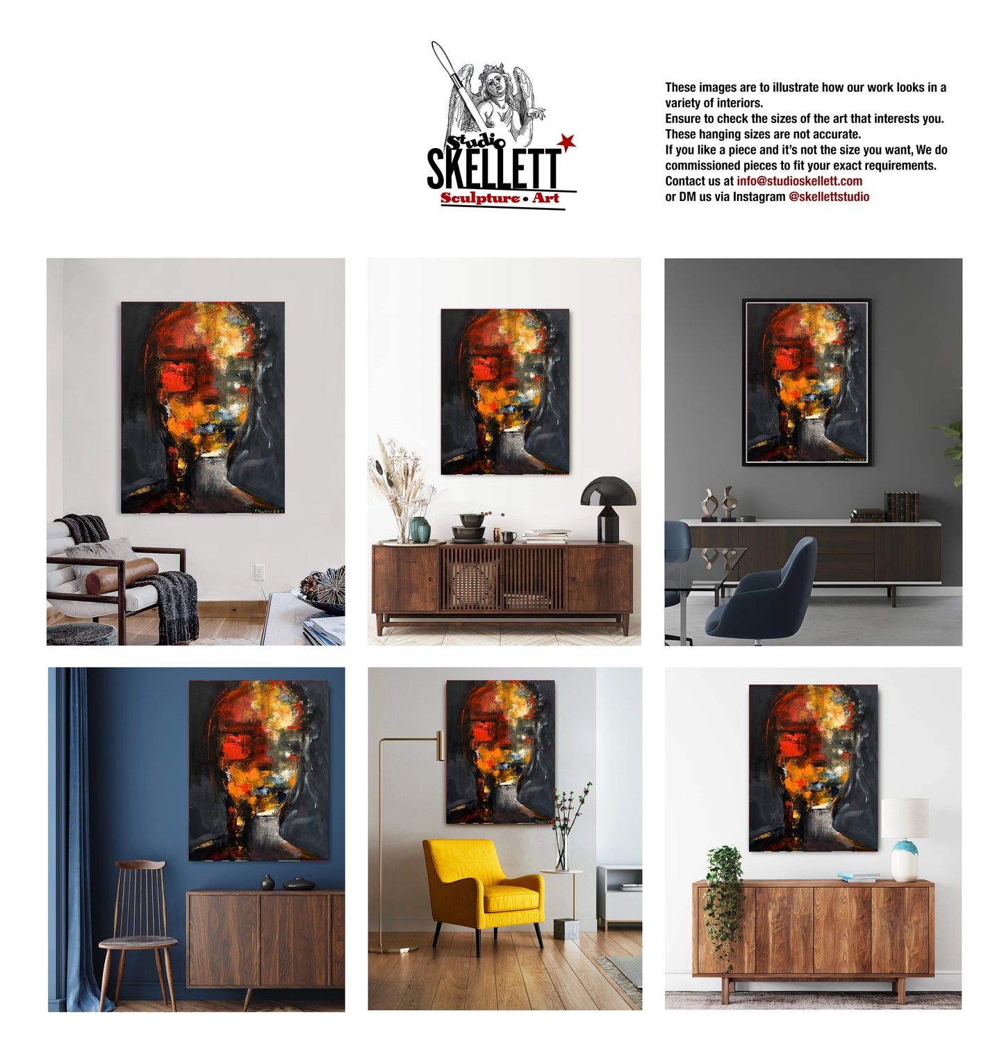 Stolen glances at the sun - Original painting by Jason Skellett