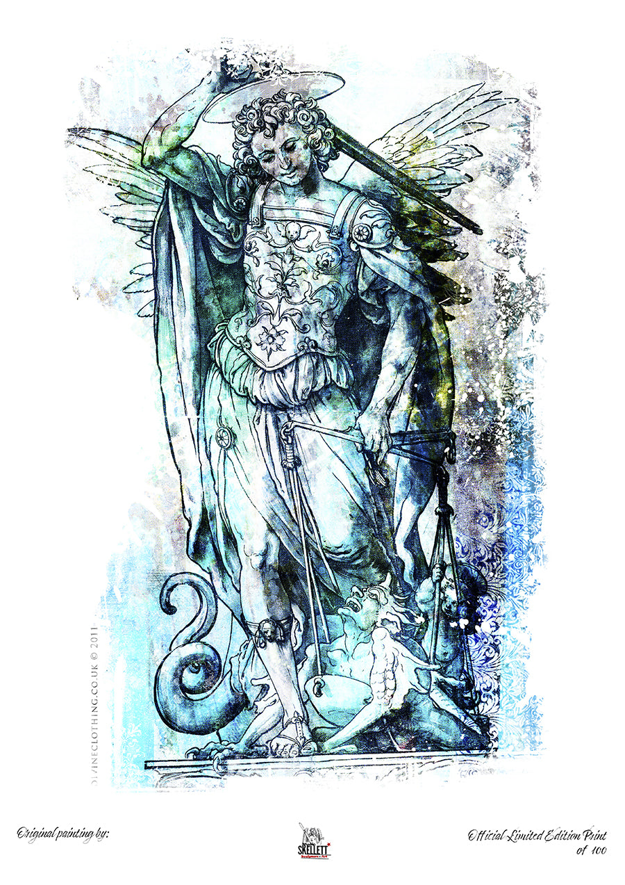 Divine V - 13 x 19" Art Print by Liam Wolfe - Studio Skellett