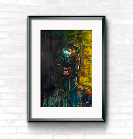 Punx - love collagen - Archive Print by Paul Skellett