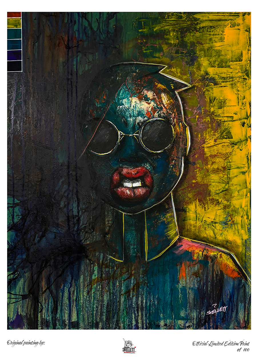Punx - love collagen - Archive Print by Paul Skellett