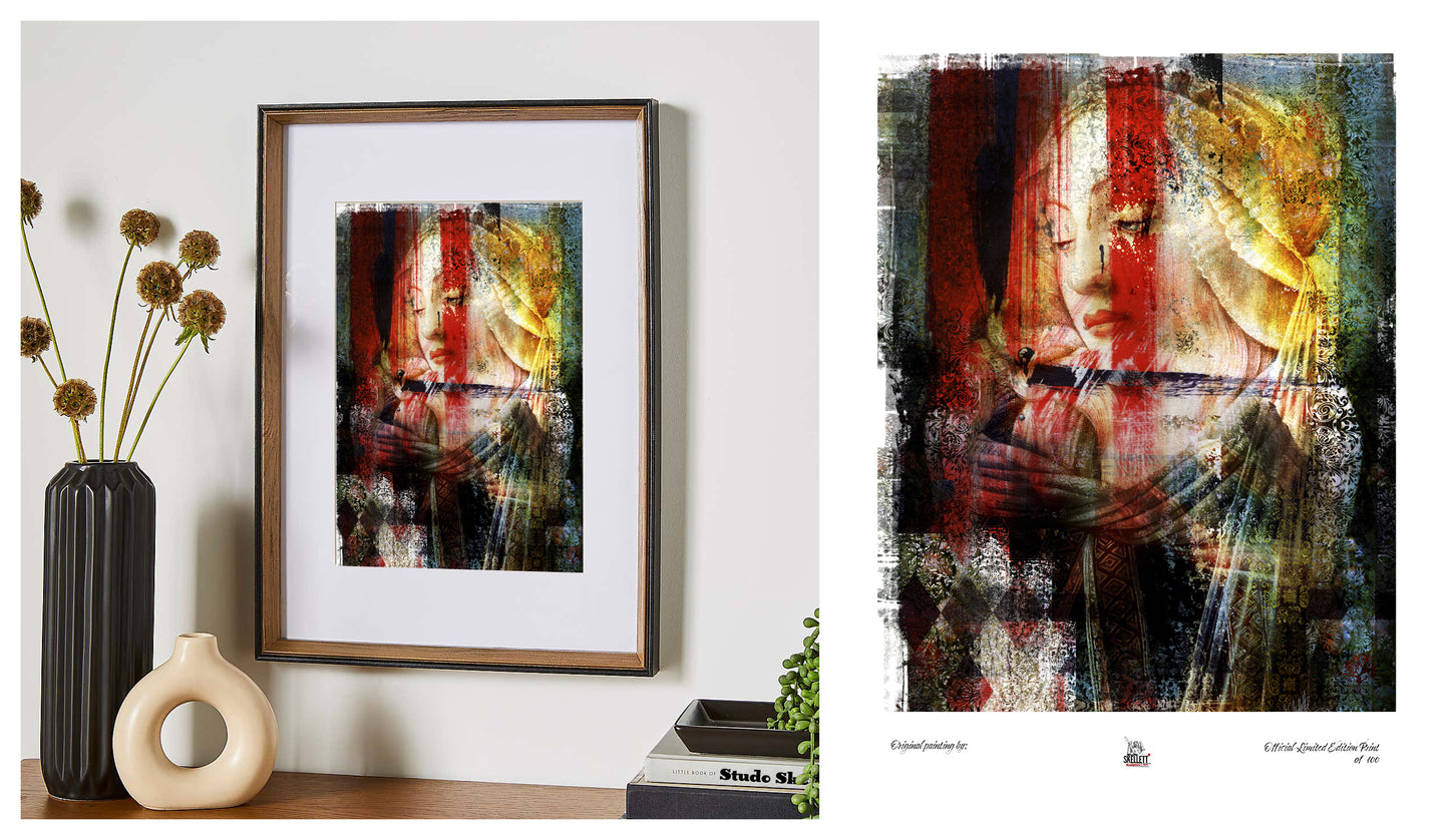 Divine IV - 13 x 19" Art Print by Liam Wolfe - Studio Skellett