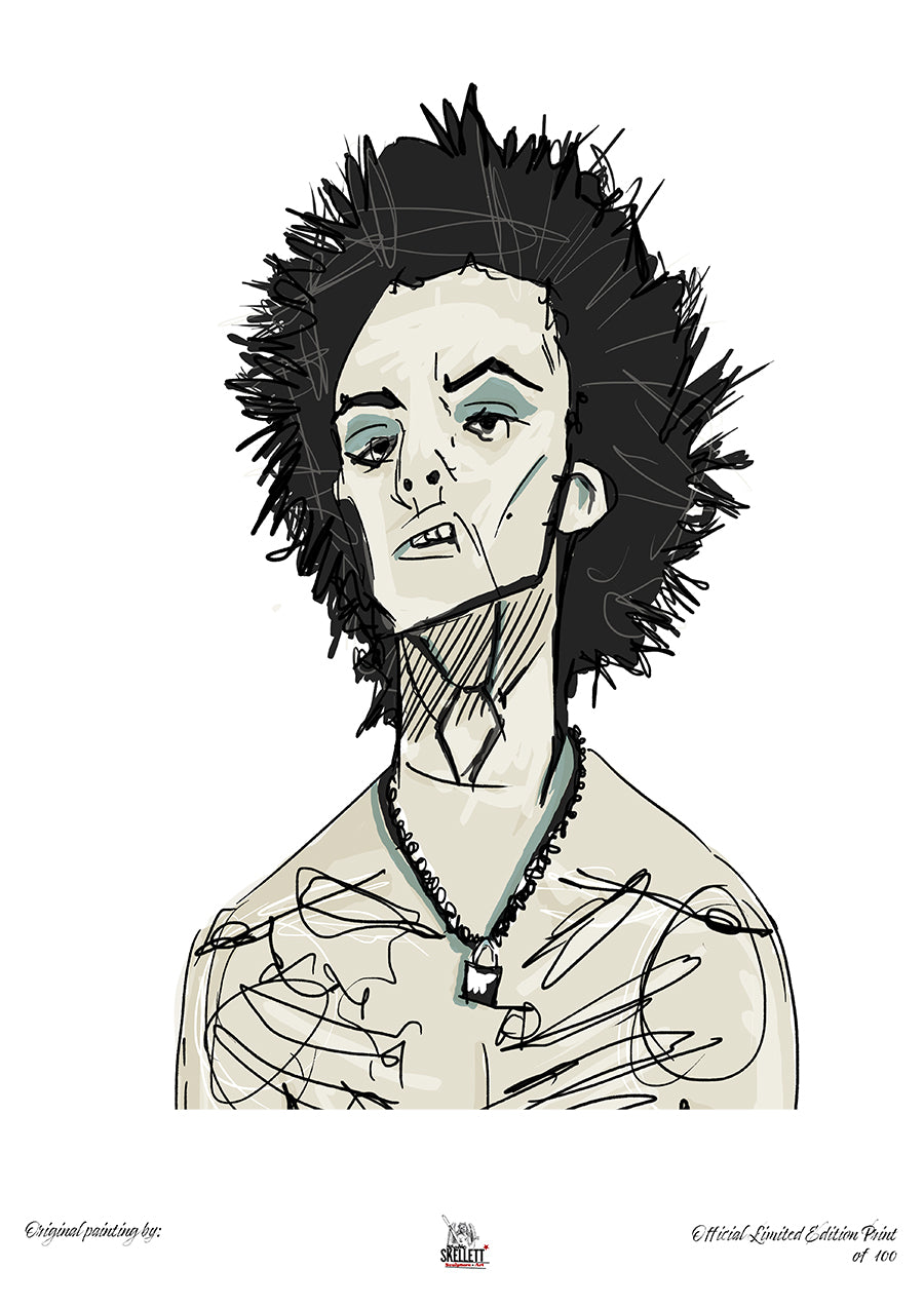 Punk portrait Limited Edition (50) Print, Signed and Numbered